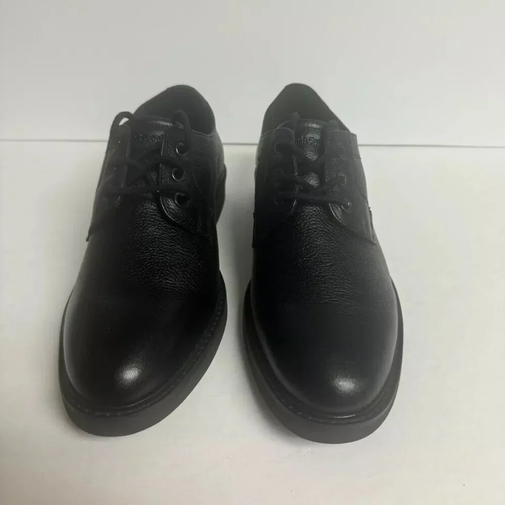 Hush Puppies Mens Detroit Women Lain Toe Oxford Black Size 9.5 M